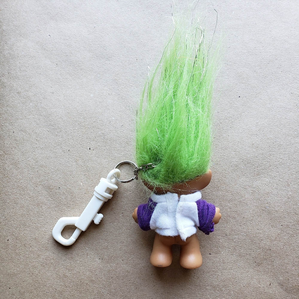Troll doll keychain with "princess" shirt - Picture 2 of 6